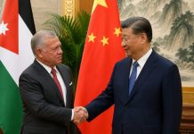 Xi and King Abdullah II Discuss Commitment to Two-State Solution